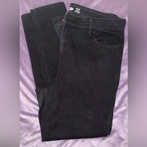 Old Navy Black Rockstar Super Skinny Jeans